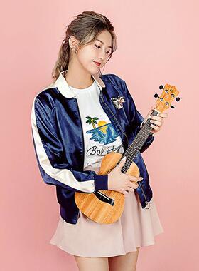 ak5a单板尤克里里KUC2D初K学者女小生款2OUS3寸吉他儿童入门乌克