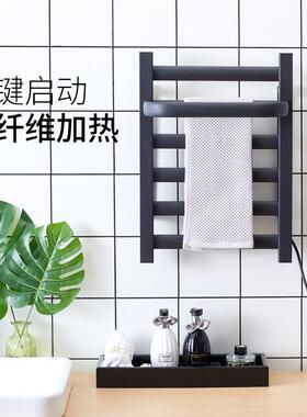 智纤能卫生间电热毛巾架烘干架免孔碳维家用置巾ZG-60465物打壁挂
