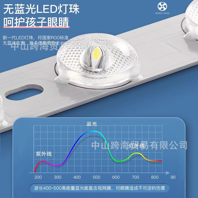 复古美式风扇灯木叶客厅餐厅静音法式吊扇灯仿古卧室电风扇吊灯