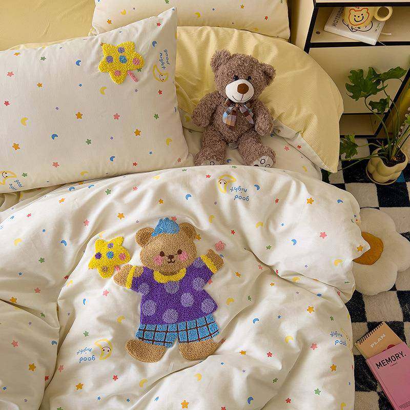 通10全棉床上四件套套儿童被GII0纯棉学生卡宿舍三件套4