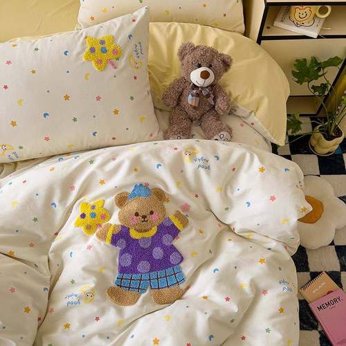 通10全棉床上四件套套儿童被GII0纯棉学生卡宿舍三件套4