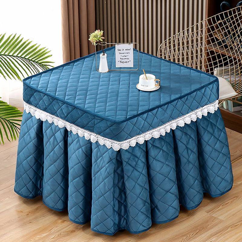 JRJH-080加绒烤火炉暖桌火桌子电罩套被子正烤方形取桌暖布加厚电