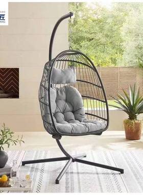户秋千阳台吊外篮摇吊人椅室内秋千57112椅单庭院躺椅花园休闲摇