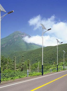 烟台强光厂生产市电互补6米LED阳能路家灯新农村太50W照FRF路明灯