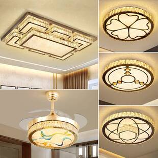 现客厅主16057灯大灯长方形简约代水大气豪华轻奢晶灯le吸顶灯具