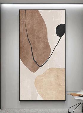 抽赤象现代过玄画关装饰画大道幅客厅NTW诧寂贫风落地挂灰色墙壁