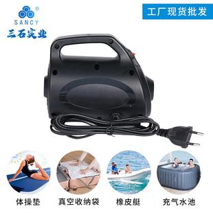 工操廠現(xiàn)貨戶外氣泵W電動(dòng)泵皮劃艇美規(guī)體充墊充真空收納袋露營(yíng)氣