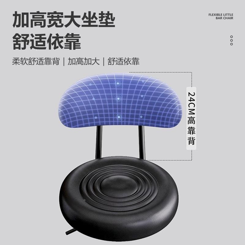 吧椅子高脚凳酒吧椅前台办公升椅子降酒靠DL06店旋转背吧凳简台约