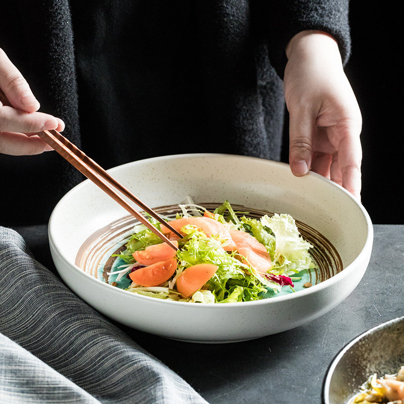 高档深盘陶瓷盘 大容量酸菜鱼水煮鱼大盘子 小龙虾盘子装菜盘汤盘,餐饮具,碗,淘宝优惠券,粉丝福利购,淘宝优惠卷