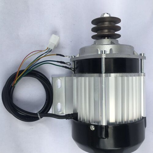 三轮车电机无刷中置皮带轮电机48V500W