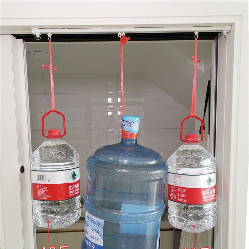 免打孔安装窗帘轨道滑轨侧装窗帘杆出租屋飘窗隔断简易免钉胶导轨