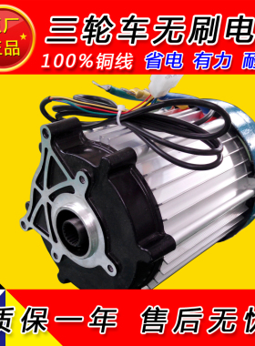 三轮车电机直流无刷五孔大泰款内花18齿 60v1000w1200W1500W3000W