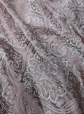 窗帘面料布料100364松果花6色可选