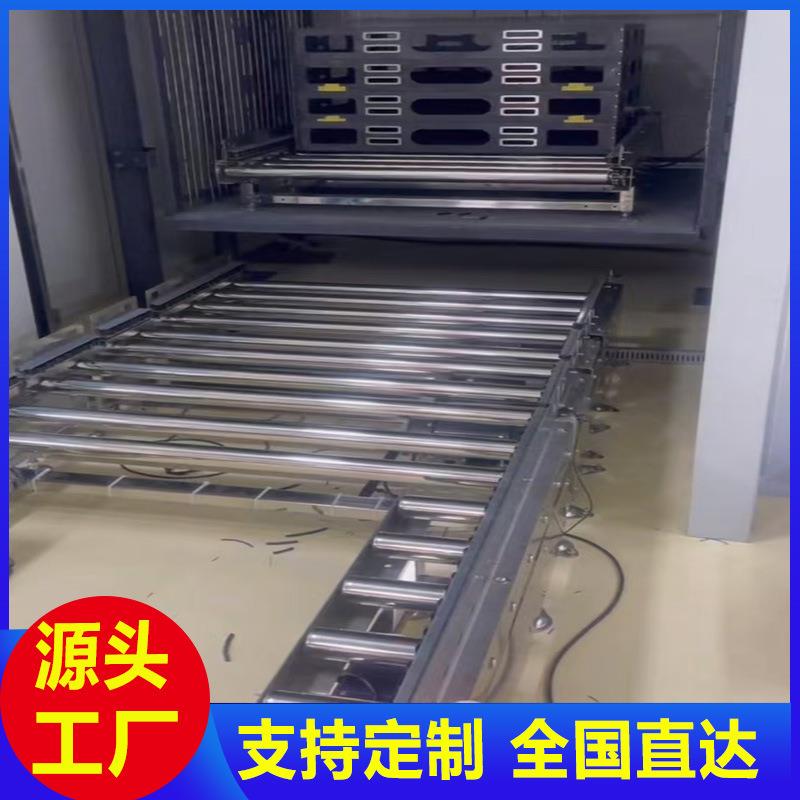 重型电器装配地滚线货物叉车装卸平台滚轮输送机地面轨道传送台