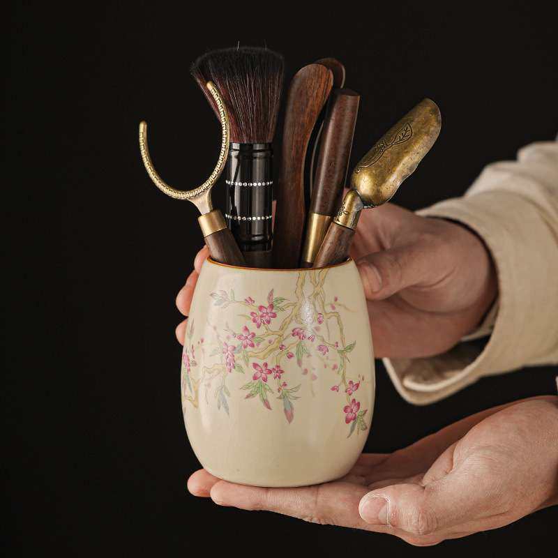 米黄汝窑茶道六君子功夫茶具用品配件泡茶工具茶刀茶夹茶刷勺陶瓷,餐饮具,茶道/零配,淘宝优惠券,粉丝福利购,淘宝优惠卷