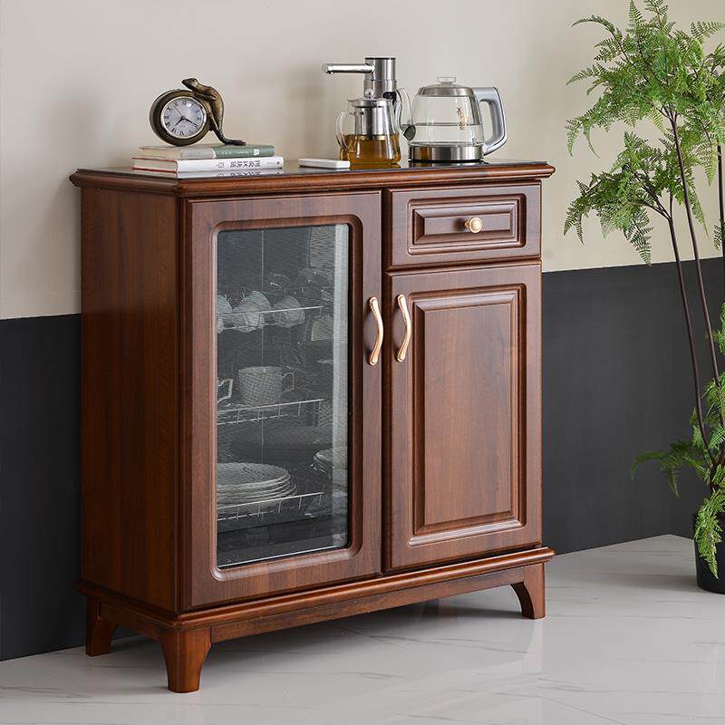 2025新款茶吧机家用柜子实木置物柜智能一体柜餐柜中式饮水机