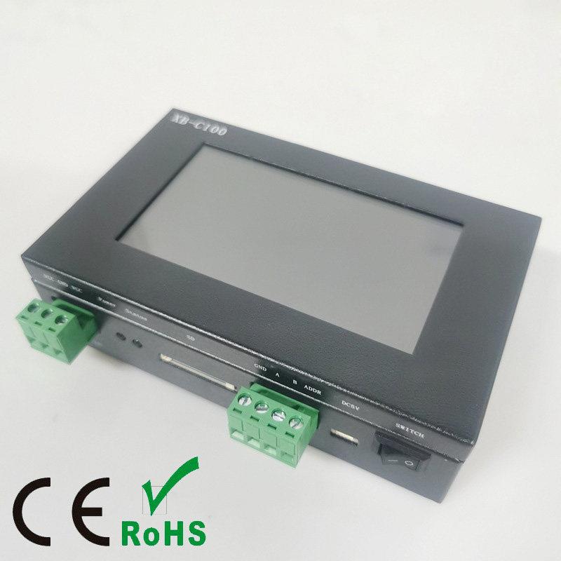 XB-C100编码器 DMX512写码器 内置测试程序 触屏速度亮度可调节