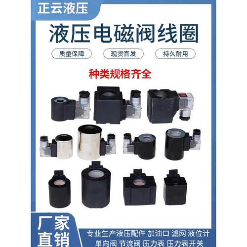 液压电磁阀线圈 DSG-02 03系列 4WE6 4WE10系列 铜芯