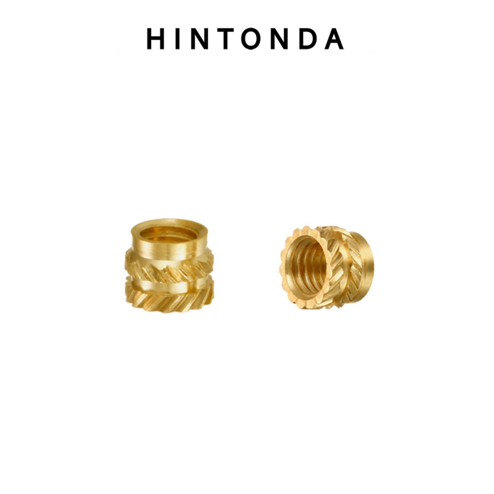 嵌入式热熔螺母黄铜Voron2.4卧龙3D打印机配件滚花斜纹八斜纹