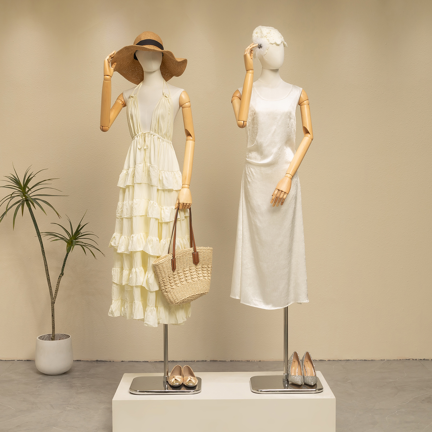 服装店模特展示架女装人台韩版挂件手平胸锁骨假人偶橱窗全身专用