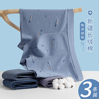 新款夏季男士内裤衩新疆纯棉透气