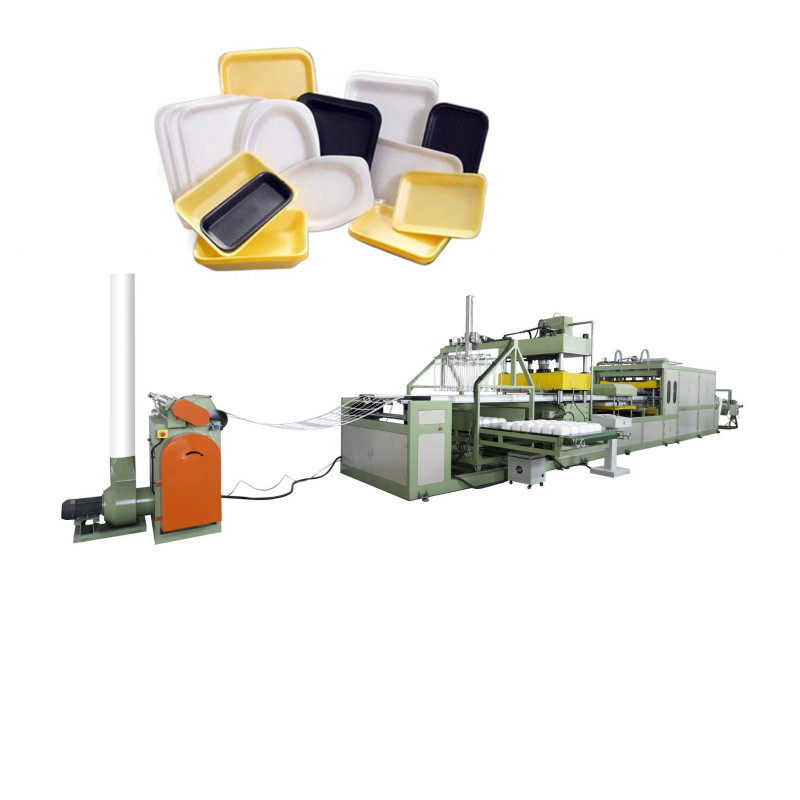 PS发泡一次性打包饭盒设备 泡沫快餐盒机器 盘碗碟吸水托盘生产线