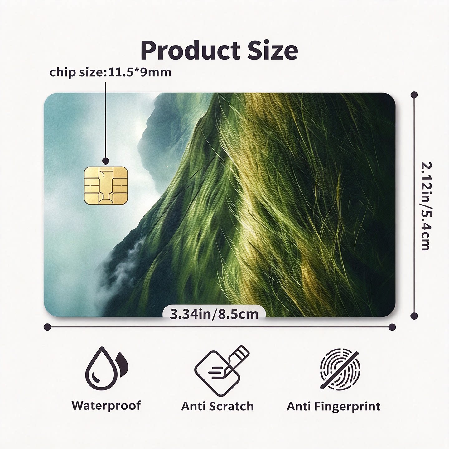 ins风自然原野摄影治愈卡贴