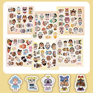 哭娃CryBaby贴纸套装 饰贴DIY手账素材 可爱萌系装