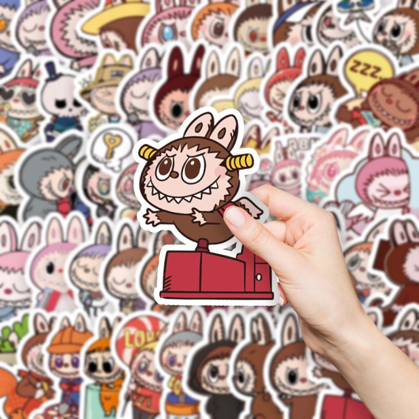 卡通可爱贴纸q版拉布布行李箱电脑装饰贴纸包,玩具/童车/益智/积木/模型,贴纸,淘宝优惠券,粉丝福利购,淘宝优惠卷