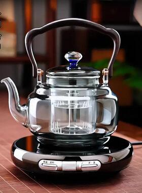 2025新款超薄黑晶炉煮茶壶一整套家用高端小型泡茶炉煮水专用玻璃