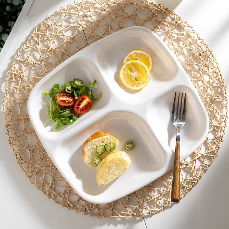 密胺盘分格盘快餐店自助餐自助盘