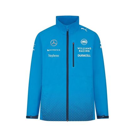 24新品威廉姆斯车队F1赛车服长袖外套风衣衣P服冲锋衣男夹克定制