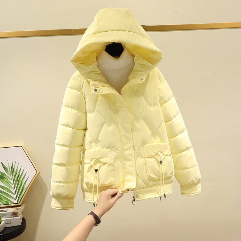 免洗羽绒棉d服女短款小个子棉衣2024冬季新款洋气宽松加厚棉袄外