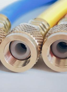 空调汽车R22R410aR134承压防爆三色加氟管铜接头带扳手送垫子顶针