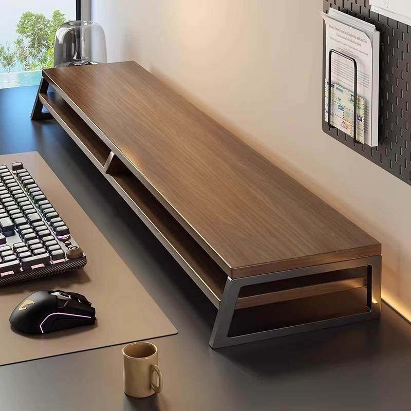 电竞房台式电脑增高架桌面置物架显示器增高架底座支撑架工位加长