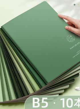 ins风缝线本2025新款高颜值多巴胺笔记本本子B5横线错题本学生专用考研练习本日记本A5软抄本作业本简约记事