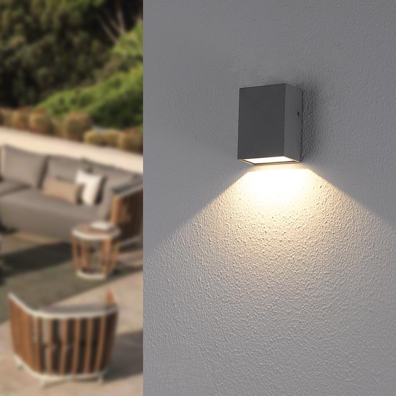 壁灯户外防水室外洗墙庭院阳台LED别墅露台客厅极简设计师款超薄