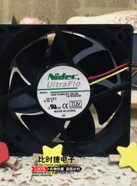 U92T24MUA7-58J56 127K60620 NIDEC 9225 24V 0.14A 3线风扇