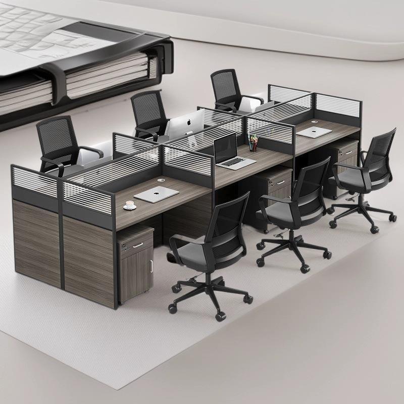 职员桌办公桌椅组合电脑桌简约办公家具员工桌办公卡位隔断屏风桌