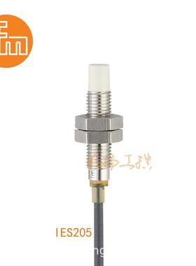 易福门接近传感器IES205；6mm非齐平安装;2000Hz;常闭;DC;PNP