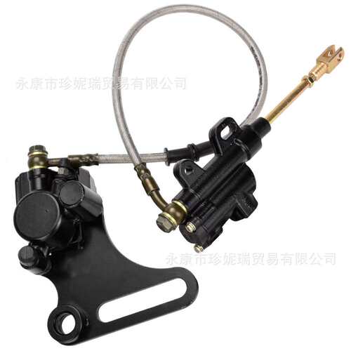 越野摩托车后脚刹液压碟刹卡钳刹车主缸总成50-150cc SSR APOLLO