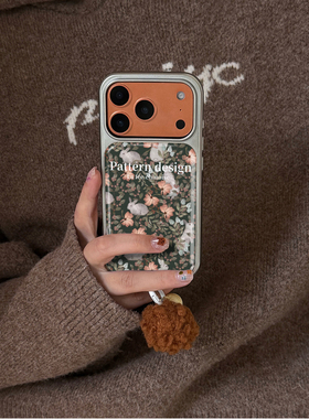 适用苹果17promax女新款手机壳iPhone17air秋冬16pro超好看独特15plus高级感小众14不会撞壳艺术13防摔保护套