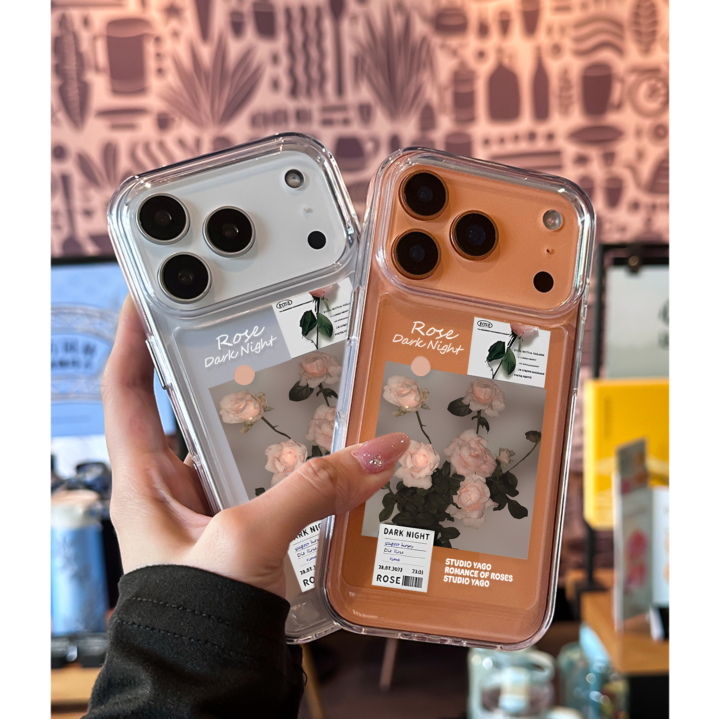 巨好看不会撞壳艺术感透明手机壳