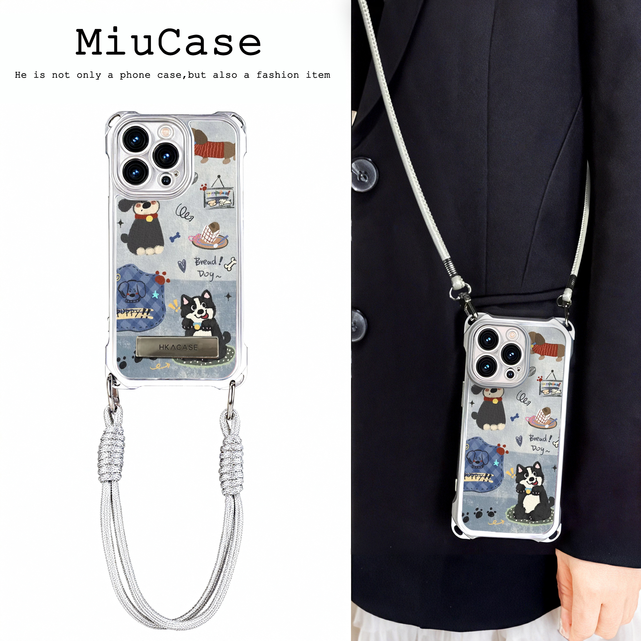 【国货严选】超稳防盗挂绳手机壳