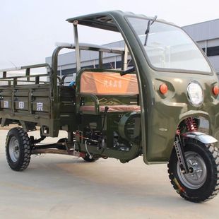 重庆宗申发动机三轮摩托车燃油汽油三轮车水冷货运农用自卸翻斗车