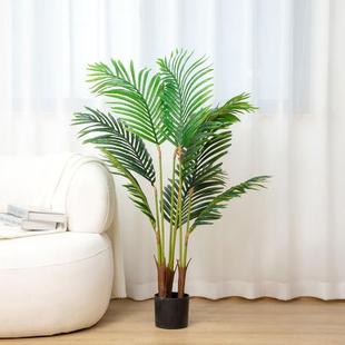 仿真散尾绿葵高端奢风LBS假树室客厅装 饰摆件内落地造轻景仿生植