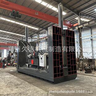 移动式报废汽车扁压商机31吨务车壳子压平机JD-222 轿车拆解挤扁5