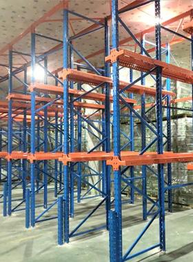 厂家制定通廊式32849仓货架储 可拆装重型货架 直贯入式驶入仓库