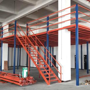 大仓储重型型货多层阁254货架搭建二层办公室架钢平台库楼房仓库