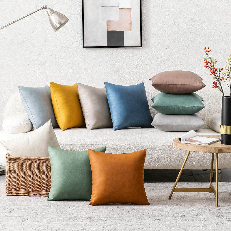 科技布皮抱枕沙发客厅抱枕套定制靠枕汽车护腰床上靠背垫床头靠垫,居家布艺,靠垫/抱枕,淘宝优惠券,粉丝福利购,淘宝优惠卷